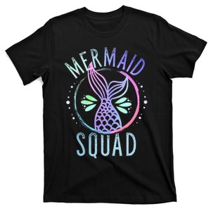 Mermaid Squad Cute Funny Family Birthday Party T-Shirt