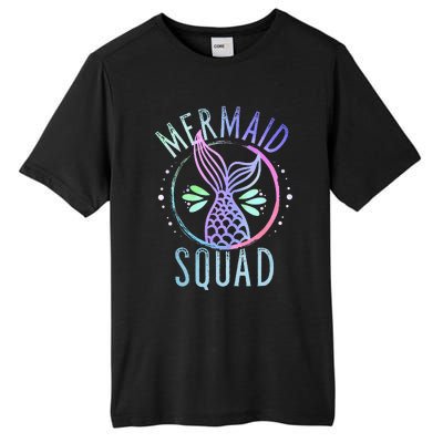 Mermaid Squad Cute Funny Family Birthday Party Tall Fusion ChromaSoft Performance T-Shirt