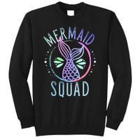 Mermaid Squad Cute Funny Family Birthday Party Tall Sweatshirt