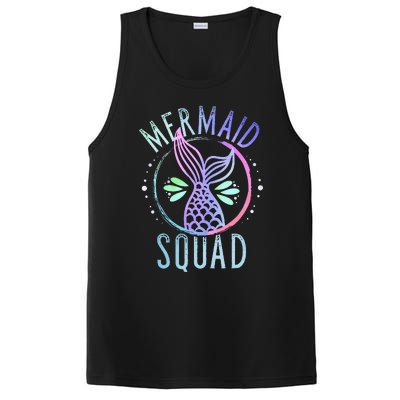 Mermaid Squad Cute Funny Family Birthday Party PosiCharge Competitor Tank