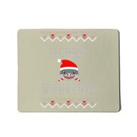 Merry Sharkmas Christmas Funny Shark Ugly Xmas Mousepad