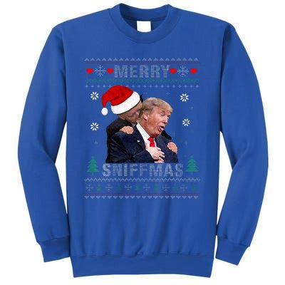 Merry Sniffmas Christmas Anti Biden Ugly Christmas Sweater  Sweatshirt