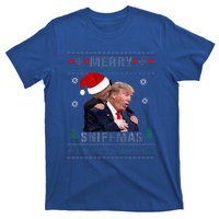 Merry Sniffmas Christmas Anti Biden Ugly Christmas Sweater  T-Shirt