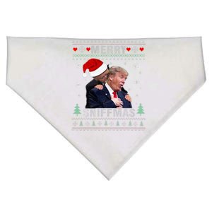 Merry Sniffmas Christmas Anti Biden Ugly Christmas Sweater  USA-Made Doggie Bandana