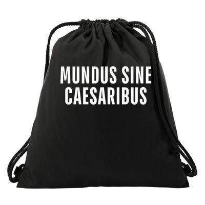 Mundus Sine Caesaribus Graber Message Open Network T-Shirt Drawstring Bag