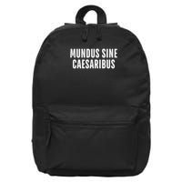 Mundus Sine Caesaribus Graber Message Open Network T-Shirt 16 in Basic Backpack