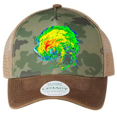 Meteorologist Storm Chasing Weather Radar Image Legacy Tie Dye Trucker Hat