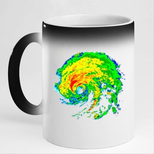 Meteorologist Storm Chasing Weather Radar Image 11oz Black Color Changing Mug