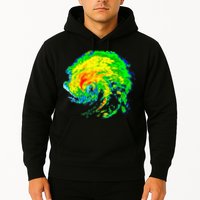 Meteorologist Storm Chasing Weather Radar Image Hoodie