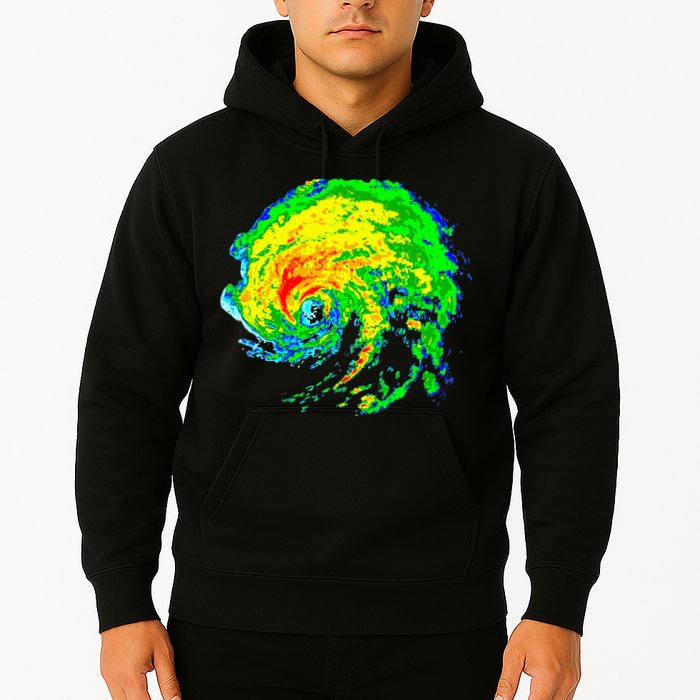Meteorologist Storm Chasing Weather Radar Image Hoodie