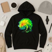 Meteorologist Storm Chasing Weather Radar Image Hoodie