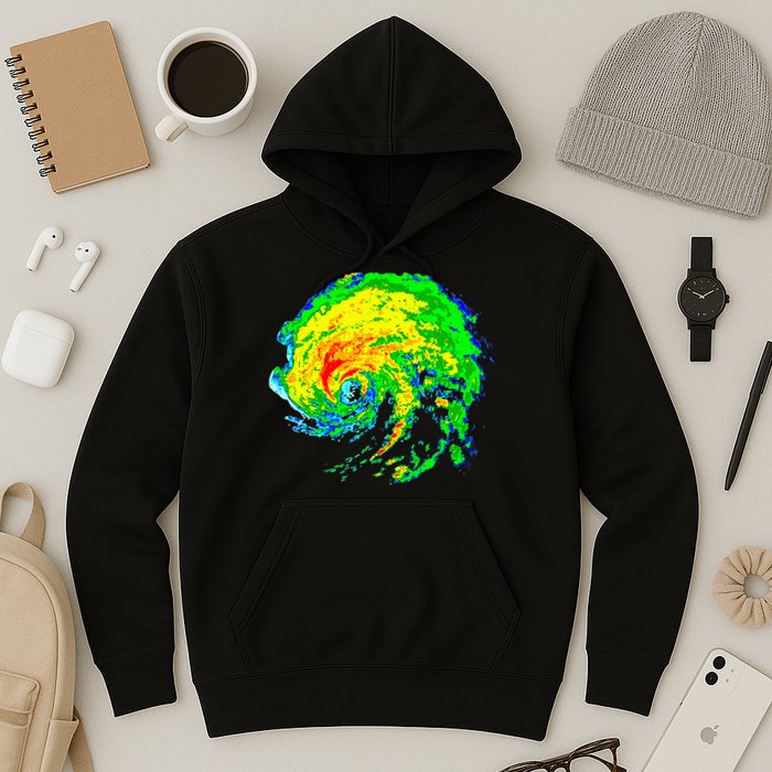 Meteorologist Storm Chasing Weather Radar Image Hoodie