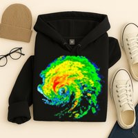 Meteorologist Storm Chasing Weather Radar Image Hoodie