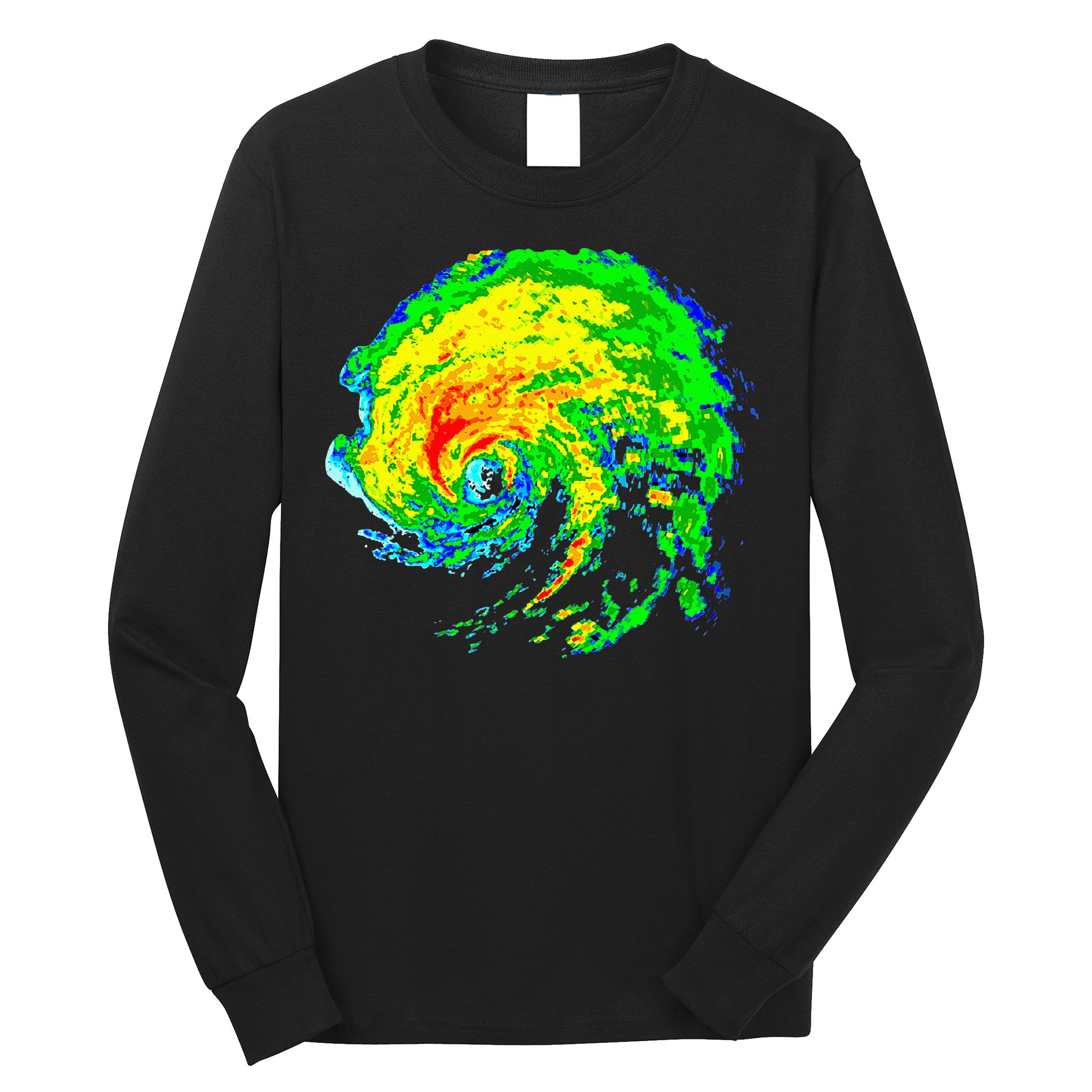 Meteorologist Storm Chasing Weather Radar Image Long Sleeve Shirt