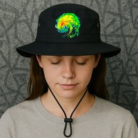 Meteorologist Storm Chasing Weather Radar Image Bucket Hat