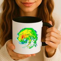 Meteorologist Storm Chasing Weather Radar Image Mug