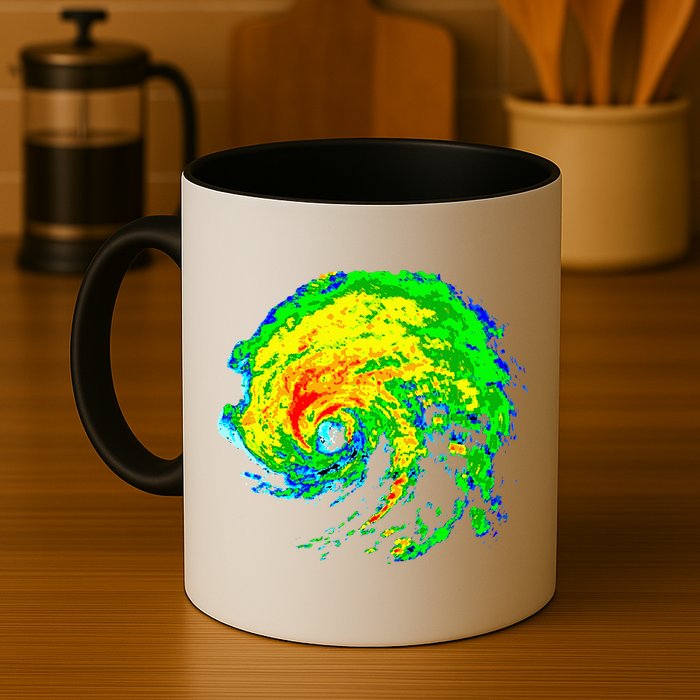 Meteorologist Storm Chasing Weather Radar Image Mug
