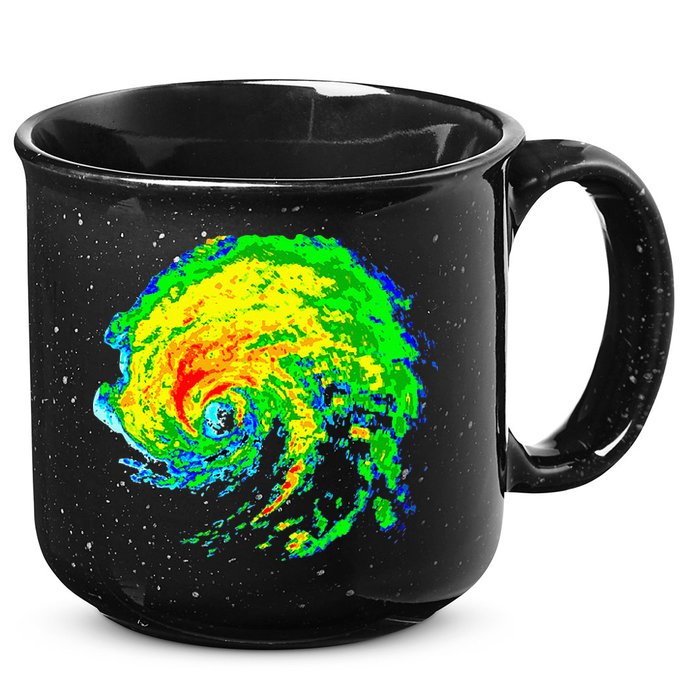 Meteorologist Storm Chasing Weather Radar Image 15oz Campfire Ceramic Mug