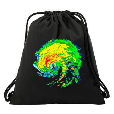 Meteorologist Storm Chasing Weather Radar Image Drawstring Bag