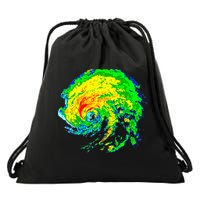 Meteorologist Storm Chasing Weather Radar Image Drawstring Bag