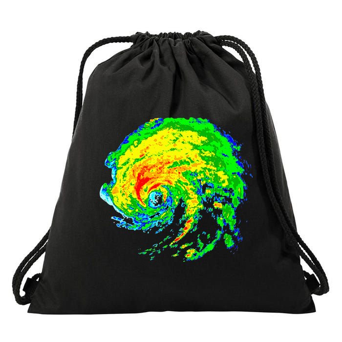 Meteorologist Storm Chasing Weather Radar Image Drawstring Bag