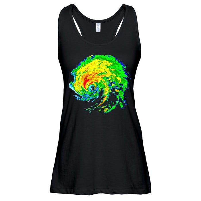 Meteorologist Storm Chasing Weather Radar Image Ladies Essential Flowy Tank