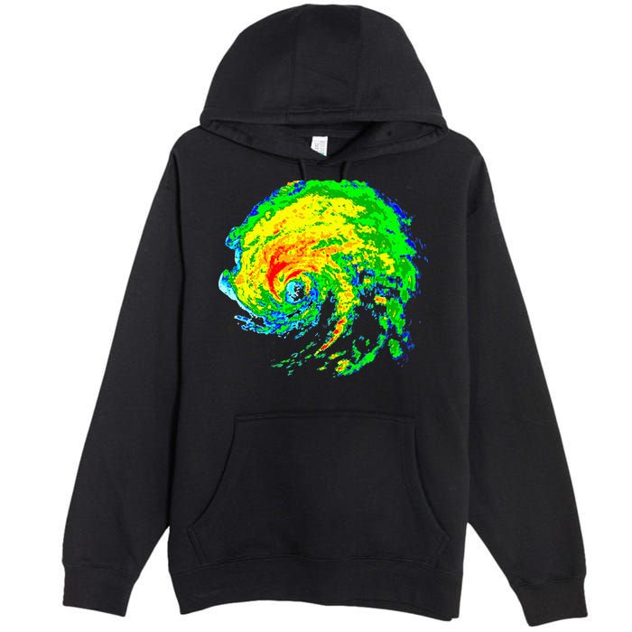 Meteorologist Storm Chasing Weather Radar Image Premium Pullover Hoodie
