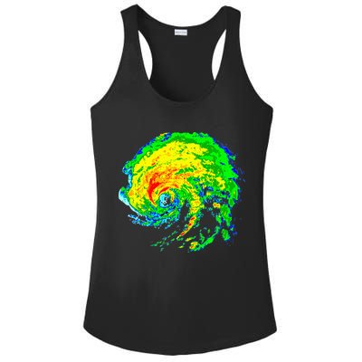 Meteorologist Storm Chasing Weather Radar Image Ladies PosiCharge Competitor Racerback Tank
