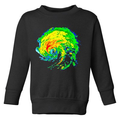 Meteorologist Storm Chasing Weather Radar Image Toddler Sweatshirt