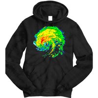 Meteorologist Storm Chasing Weather Radar Image Tie Dye Hoodie