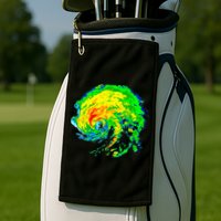Meteorologist Storm Chasing Weather Radar Image Golf Towel