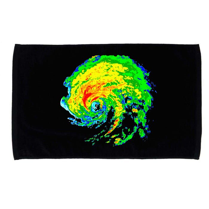 Meteorologist Storm Chasing Weather Radar Image Microfiber Hand Towel