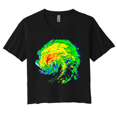 Meteorologist Storm Chasing Weather Radar Image Crop Top