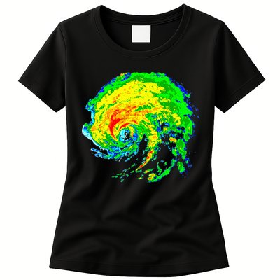 Meteorologist Storm Chasing Weather Radar Image Womens T-Shirt