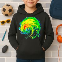 Meteorologist Storm Chasing Weather Radar Image Kids Hoodie