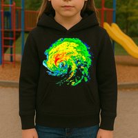 Meteorologist Storm Chasing Weather Radar Image Kids Hoodie