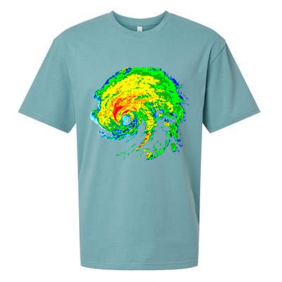 Meteorologist Storm Chasing Weather Radar Image Sueded Cloud Jersey T-Shirt