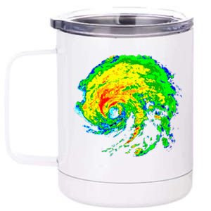 Meteorologist Storm Chasing Weather Radar Image 12 oz Stainless Steel Tumbler Cup