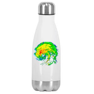 Meteorologist Storm Chasing Weather Radar Image Stainless Steel Insulated Water Bottle