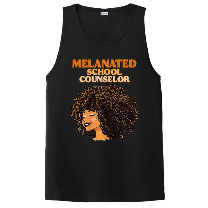 Melanated School Counselor Black Educators History Month PosiCharge Competitor Tank