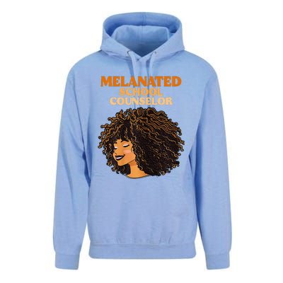 Melanated School Counselor Black Educators History Month Unisex Surf Hoodie