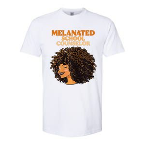 Melanated School Counselor Black Educators History Month Softstyle CVC T-Shirt