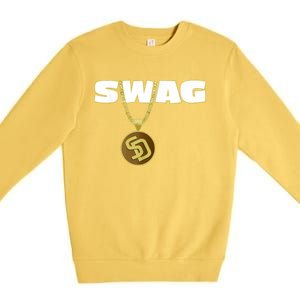 Mens Swags Chain San Diego SD Baseball Home Run Kids Boys Premium Crewneck Sweatshirt