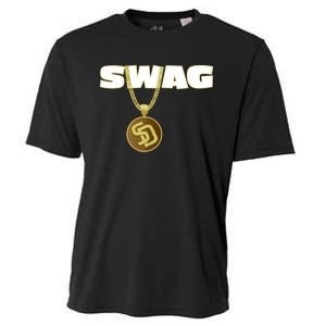 Mens Swags Chain San Diego SD Baseball Home Run Kids Boys Cooling Performance Crew T-Shirt