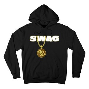 Mens Swags Chain San Diego SD Baseball Home Run Kids Boys Hoodie