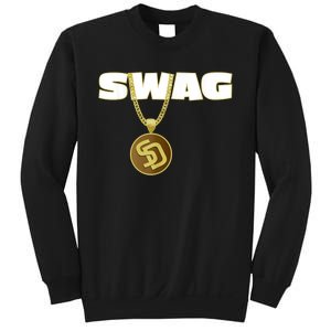 Mens Swags Chain San Diego SD Baseball Home Run Kids Boys Sweatshirt