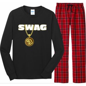 Mens Swags Chain San Diego SD Baseball Home Run Kids Boys Long Sleeve Pajama Set