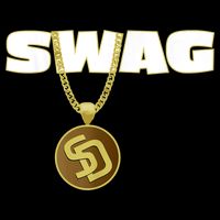 Mens Swags Chain San Diego SD Baseball Home Run Kids Boys 16 in Basic Backpack