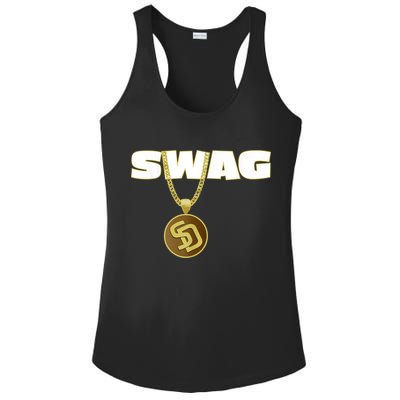 Mens Swags Chain San Diego SD Baseball Home Run Kids Boys Ladies PosiCharge Competitor Racerback Tank