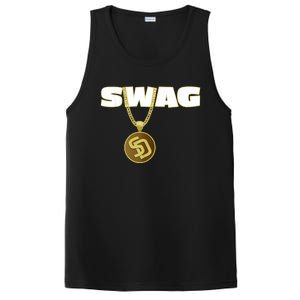 Mens Swags Chain San Diego SD Baseball Home Run Kids Boys PosiCharge Competitor Tank